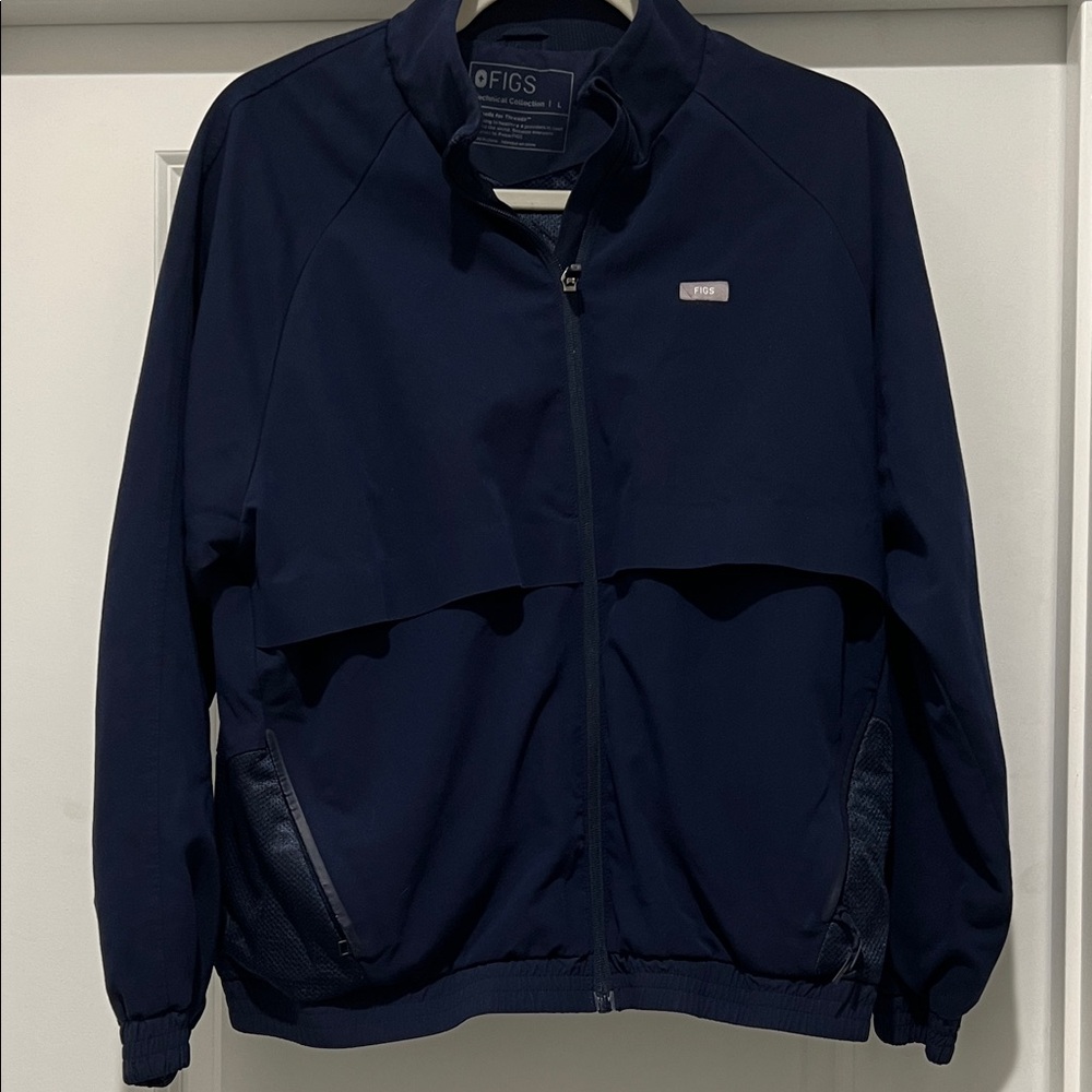 Figs Navy  scrub jacket